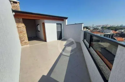 Cobertura à venda, 90 m² por r$ 489.999,99 - jardim ocara - santo andré/sp