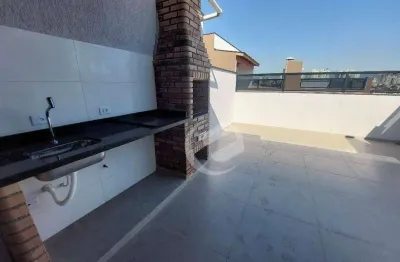 Cobertura à venda, 76 m² por r$ 409.999,99 - jardim ocara - santo andré/sp