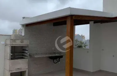 Cobertura à venda, 105 m² por r$ 600.000,00 - bairro campestre - santo andré/sp