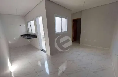 Apartamento com 2 dormitórios à venda, 44 m² por r$ 350.000,00 - vila scarpelli - santo andré/sp