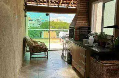 Cobertura com 2 dormitórios à venda, 80 m² por r$ 385.000,00 - vila linda - santo andré/sp
