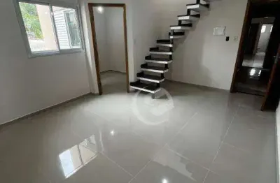 Cobertura à venda, 100 m² por r$ 520.000,00 - vila mazzei - santo andré/sp