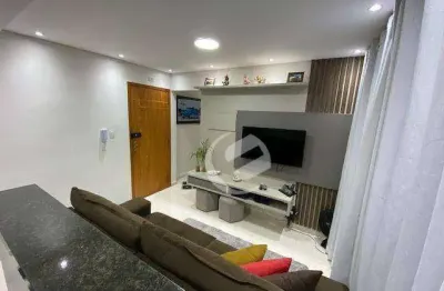 Cobertura à venda, 80 m² por r$ 390.000,00 - vila guaraciaba - santo andré/sp