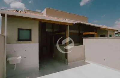 Cobertura com 2 dormitórios à venda, 84 m² por r$ 460.000 - jardim do estádio - santo andré/sp
