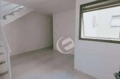 Cobertura com 2 dormitórios à venda, 80 m² por r$ 440.000 - jardim do estádio - santo andré/sp