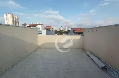 Cobertura com 2 dormitórios à venda, 100 m² por r$ 610.000,00 - vila valparaíso - santo andré/sp