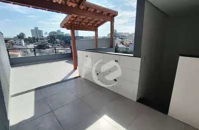 Cobertura com 2 dormitórios à venda, 94 m² por r$ 299.999,99 - vila valparaíso - santo andré/sp