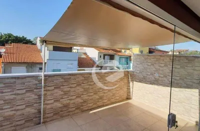 Cobertura com 2 dormitórios à venda, 100 m² por r$ 430.000 - jardim las vegas - santo andré/sp