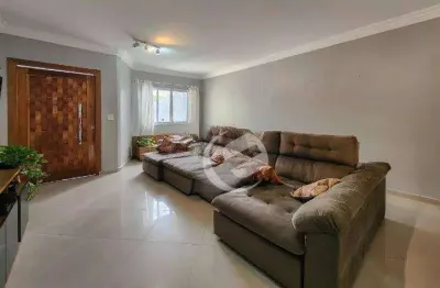 Sobrado com 3 dormitórios à venda, 239 m² por r$ 1.120.000,00 - baeta neves - são bernardo do campo/sp