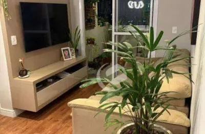 Apartamento com 2 dormitórios à venda, 50 m² por r$ 425.000,00 - vila scarpelli - santo andré/sp