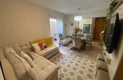 Apartamento com 2 dormitórios à venda, 68 m² por r$ 460.000,00 - vila valparaíso - santo andré/sp