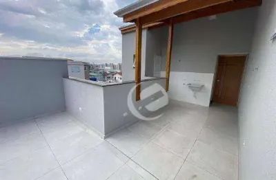 Cobertura com 2 dormitórios à venda, 100 m² por r$ 480.000 - parque oratório - santo andré/sp