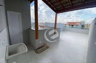 Cobertura com 2 dormitórios à venda, 100 m² por r$ 480.000 - parque oratório - santo andré/sp