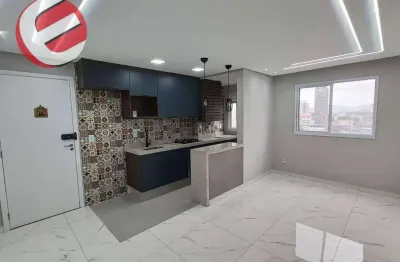 Apartamento com 2 dormitórios para alugar, 48 m² por r$ 2.925,99/mês - centro - santo andré/sp