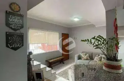 Sobrado com 3 dormitórios para alugar, 217 m² por r$ 4.072,88/mês - vila bastos - santo andré/sp