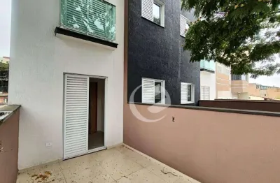 Apartamento garden com 2 dormitórios à venda, 43 m² por r$ 300.000,00 - vila linda - santo andré/sp