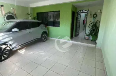 Sobrado com 3 dormitórios, 160 m² - venda por r$ 750.000,00 ou aluguel por r$ 3.500,00/mês - vila scarpelli - santo andré/sp