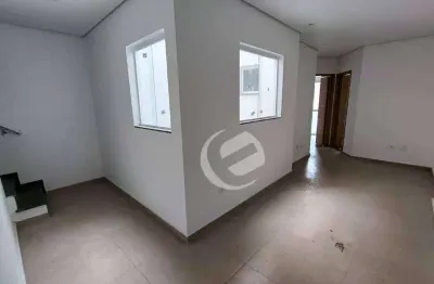 Cobertura com 2 dormitórios à venda, 86 m² por r$ 390.000,00 - vila linda - santo andré/sp