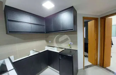Cobertura com 2 dormitórios, 94 m² - venda por r$ 450.000,00 ou aluguel por r$ 2.789,43/mês - vila scarpelli - santo andré/sp