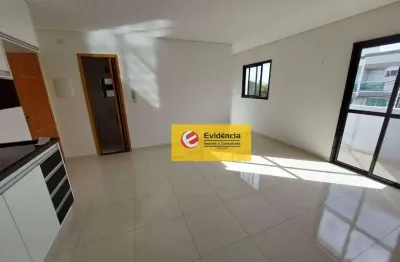 Apartamento com 2 dormitórios para alugar, 46 m² por r$ 1.968,42/mês - vila scarpelli - santo andré/sp