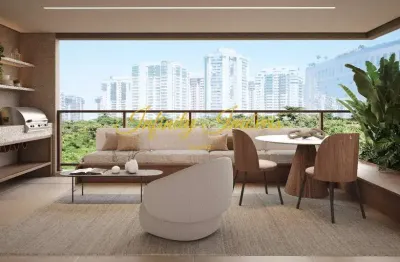 Gaea home resort apartamento 3 suítes na barra da tijuca (abm)