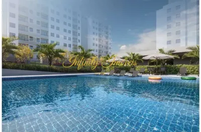 Novolar atlanta apartamento 2 quartos com varanda e vaga
