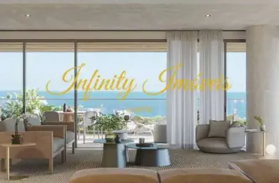 Canto mar apartamento linear 4 suítes + dependência