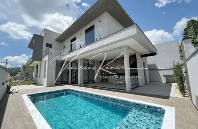 Casa com 4 suítes no condomínio terras de atibaia i