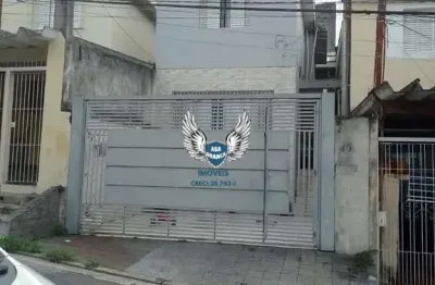 Sobrado com 3 quartos, sala, cozinha, 2 wc, 2 vagas, nos fundos 1 edícula com qu