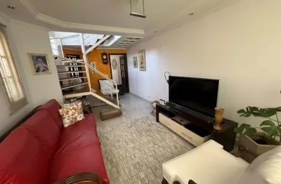 Sobrado 125mts-3 dorms, 1 suíte,área gourmet, 2 vagas, corredor lateral