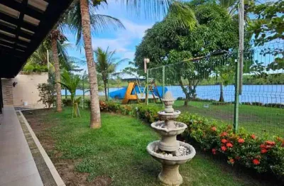 Vende-se casa com 5 suítes em jacuipe - frente ao rio