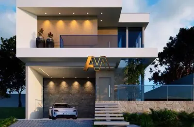 Casa com piscina privativa - 4 suítes no alphaville litoral norte i