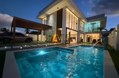 Casa em condomínio fechado com 8 quartos à venda na Rua Alameda Humaitá, 200, Guarajuba, Camaçari