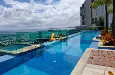 Apartamento 1/4 no cloc marina residence - porteira fechada