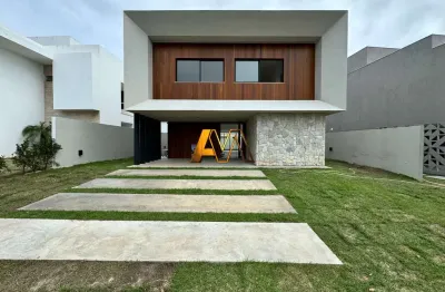 Casa em condomínio fechado com 4 quartos à venda na Rua Caraíva, S/N, Alphaville (Abrantes), Camaçari