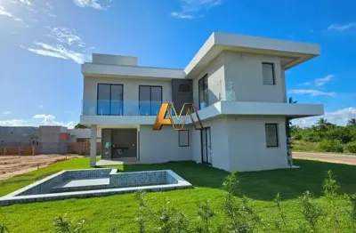 Casa em condomínio fechado com 4 quartos à venda na Acesso 01-65, 230, Guarajuba, Camaçari
