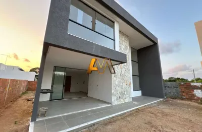 Linda casa com 4 suítes e piscina com prainha em guarajuba