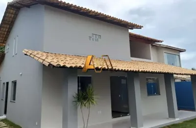 Casa em condomínio fechado com 4 quartos à venda na Rodovia Ba-099, KM 08, Praia de Busca Vida, Camaçari