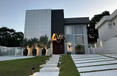 Casa em condomínio fechado com 4 quartos à venda na Rua Caraíva, S/N, Alphaville (Abrantes), Camaçari