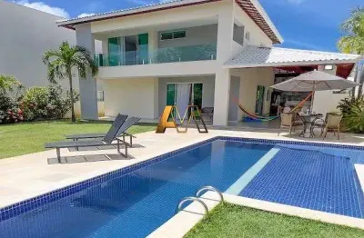 Casa em condomínio fechado com 4 quartos à venda na Avenida Humaitá, 250, Guarajuba, Camaçari