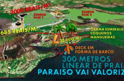 Terreno em condomínio fechado à venda na 150 Metro Do Kiaroa, 777, Taipu de Dentro, Maraú