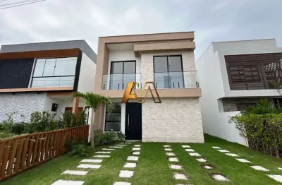 Casa em condomínio fechado com 4 quartos à venda na Rua Sucupió, 100, Abrantes, Camaçari