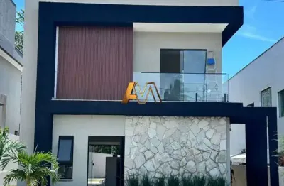 Casa em condomínio fechado com 3 quartos à venda na Rua Lagoa Branca, Alphaville (Abrantes), Camaçari