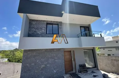 Casa  com 3 suítes e hidromassagem no alphaville litoral norte ii