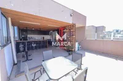 Cobertura para aluguel, 3 quartos, 1 suíte, 3 vagas, palmeiras - belo horizonte/mg