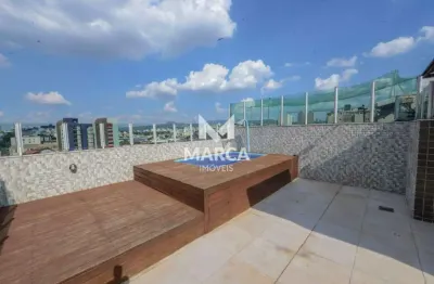 Cobertura para aluguel, 3 quartos, 1 suíte, 2 vagas, caiçaras - belo horizonte/mg