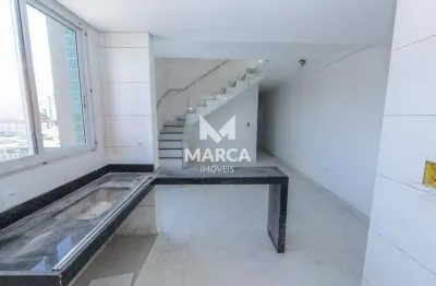 Cobertura à venda, 3 quartos, 2 suítes, 2 vagas, castelo - belo horizonte/mg