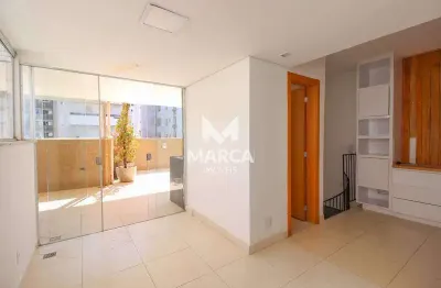 Cobertura à venda, 2 quartos, 1 suíte, 2 vagas, sion - belo horizonte/mg