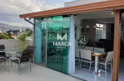 Cobertura à venda, 3 quartos, 1 suíte, 2 vagas, santa inês - belo horizonte/mg
