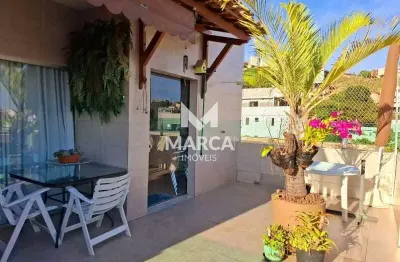 Cobertura à venda, 4 quartos, 2 suítes, 1 vaga, são lucas - belo horizonte/mg